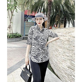 Set Bộ Cao Cấp Áo Sơ Mi Lụa Mango Quần Legging Dài Có Túi Hàng Có Size
