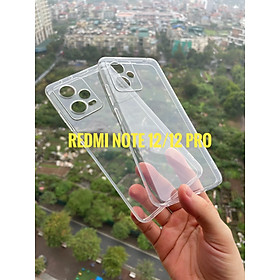 Ốp lưng silicon cho Xiaomi Redmi Note 12 Pro 5G dẻo Gor Bảo vệ camera trong suốt Hàng nhập khẩu