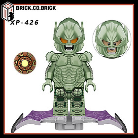 Mô hình Lắp ráp Nhân vật Phim Người Nhện Yêu tinh Xanh Green Goblin Doctor Strange KT1055