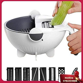 Bộ Dụng Cụ Nạo Rau Củ Quả Kèm Rổ Đa Năng Tiện Dụng - Miễn Phí Vận Chuyển