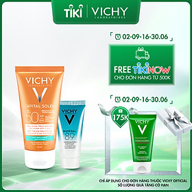 Bộ Sản Phẩm Chống Nắng & Căng Mượt Da VICHY Capital Soleil Dry Touch