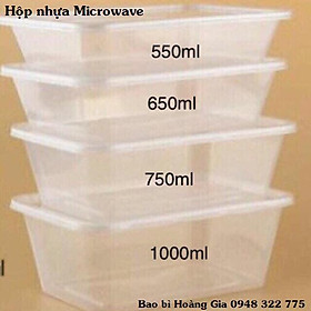 Mua 10 Hộp nhựa vuông Microwave
