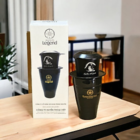 Mua Combo Phin Nhôm Đen- Ly gốm Trung Nguyên( Hộp Đựng)