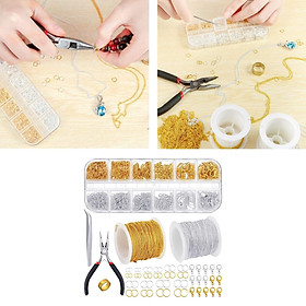 1000Pcs Jump Rings for Jewelry Making DIY Lobster Clasps, Jewelry Making Supplies Kit for Rings, Bracelets ,Earrings ,Supplies ,Key Chain Ring