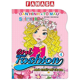 Dán Hình Và Tô Màu Sticker - Girl Fashion - Nhà Thiết Kế Tài Ba - Tập 4