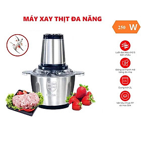 Mua Máy Xay Thịt Thực Phẩm Đa Năng Công Suất 250w Dung Tích 2 Lít  4 Lưỡi Dao Inox Không Gỉ