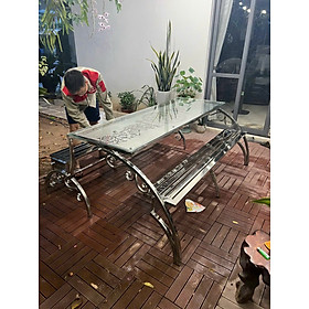 Mua Ghế sân vườn Juno Sofa Inox 304 cao cấp  thông minh tiện lợi