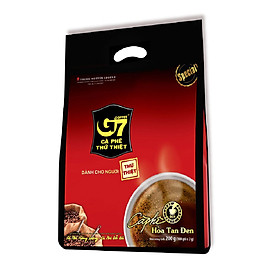 Hình ảnh Cà phê G7 hòa tan đen - Bịch 100 sachets