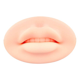 5D Silicone Lips Practice Permanent Soft for Beginners Piercing Practice Light
