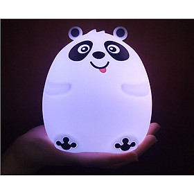 Đèn ngủ cảm ứng Panda siêu đẹp ( Tặng kèm 01 miếng thép đa năng để ví )