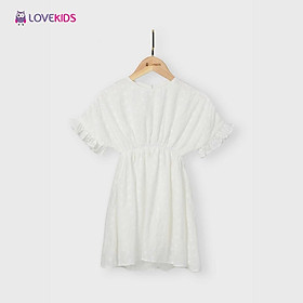 Váy thêu hoa tay bèo (trắng) GMG21DR01001 - Lovekids