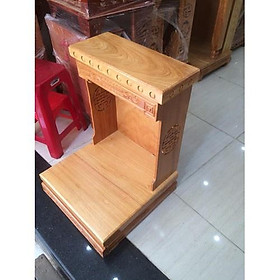 Mua Bàn thờ thần tài ông địa gỗ Gõ Đỏ 48 X 68CM  bàn thờ ông địa gỗ