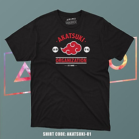 Áo thun unisex Naruto Akatsuki Uchiha Sasuke Manga ANime độc đẹp cực chât