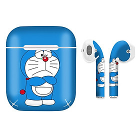 Mua Miếng dán skin chống bẩn cho tai nghe AirPods in hình Doremon - Dor039 (bản không dây 1 và 2)