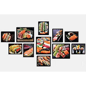Bộ khung ảnh treo tường composite shushi kèm đinh 3 chân  KA205