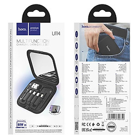 Mua Bộ cáp sạc nhanh đa năng Hoco U114  hộp dây sạc đa năng nhiều cổng cắm  sạc tất cả điện thoại hàng chính hãng Hoco Mall