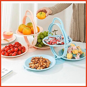Mua Khay Đựng Hoa Quả Bánh Kẹo 3 Tầng Có Thể Gấp Gọn Siêu Dễ Thương
