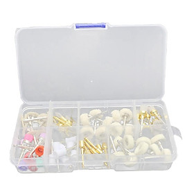 Bulk Lot of 80 Pieces Disposable 2.35mm Oral Prophy Polishing Brush Cup Alumina Nylon Cotton Polisher Wheel Kit