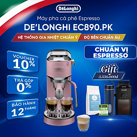Mua Máy pha cà phê espresso DeLonghi Dedica Duo EC890.PK - Hàng Chính Hãng