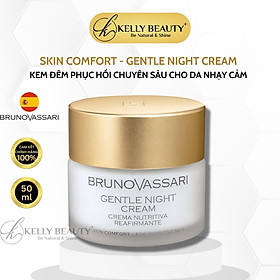 Kem Đêm Phục Hồi Da Nhạy Cảm Skin Comfort Gentle Night Cream - Bruno Vassari | Kelly Beauty