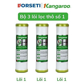 Hình ảnh Combo 3 lõi lọc nước số 1 Kangaroo - Hàng chính hãng