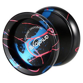 Ametoys V4 Professional Magic Yoyo High-speed Aluminum Alloy Yo-yo CNC lathe KK Bearing with Spinning String for Boys