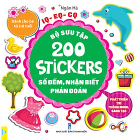 Hình ảnh Sách - Bộ Sưu Tập 200 Stickers Phát triển trí thông minh, sáng tạo (Dành cho bé từ 2-8 tuổi) - ndbooks
