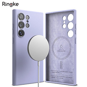 Ốp lưng RINGKE Silicone Magnetic cho Samsung Galaxy S24 Ultra_ Hàng Chính Hãng