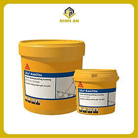 Mua Sika Raintite - Thùng 4kg ( Grey ) - Hợp chất chống thấm đàn hồi kháng UV