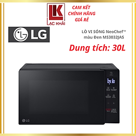 Mua Lò Vi Sóng LG NeoChef màu Đen MS3032JAS  30 lít   công suất 900W - Model mới 2024 - Hàng chính hãng