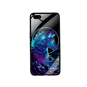 Ốp Lưng Kính Cường Lực cho điện thoại Oppo A3s - Wolf