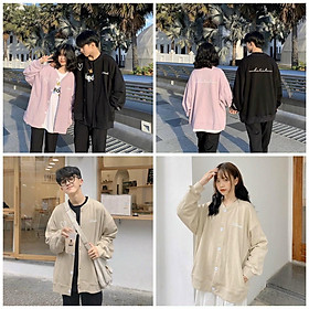 Áo Khoác Cardigan nỉ bông In Tim love 20 Inch - Form rộng Unisex Nam Nữ Couple đều mặc được