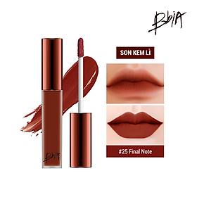 Son kem lì Bbia Last Velvet Lip Tint - 25 Final Note 5g (màu đỏ nâu đất)