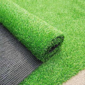 Thảm cỏ nhân tạo 1,5cm xanh rêu loại đẹp