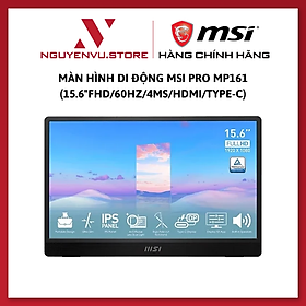 Mua Màn hình di động MSI Pro MP161 (15.6 FHD/60Hz/4ms/HDMI/Type-C) - Hàng Chính Hãng