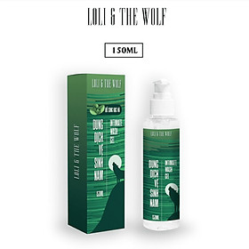 Dung dịch vệ sinh nam LOLI & THE WOLF chai vòi nhấn 150ml - Hương Bạc Hà