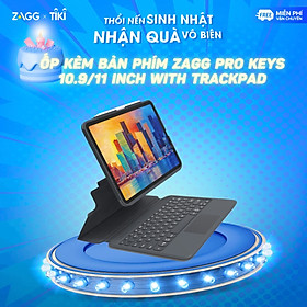 Mua Ốp lưng kèm bàn phím ZAGG Pro Keys TrackPad - dành cho iPad 10.9/11 Pro - Hàng chính hãng