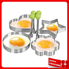 Mua Bộ 4 Khuôn Chiên Trứng Làm Bánh Tạo Hình Ngộ Nghĩnh Kích Thích Trí Tò Mò Của Bé Yêu Biếng Ăn - Loại Tốt