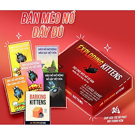 Combo mèo nổ ĐỎ HỘP GIẤY + 6 bản mở rộng mới nhất mèo nổ đầy đủ full news