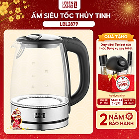 Mua Ấm siêu tốc LEBENLANG LBL2879 bằng thủy tinh chịu nhiệt - hành chính hãng