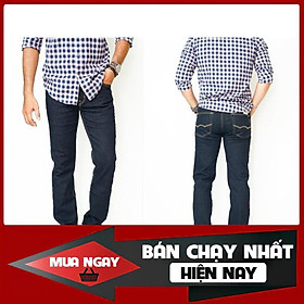 Quần Jeans nam ống đứng, dáng suông, co giãn nhẹ. Hàng xịn Made in Cambodia