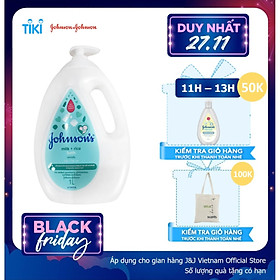 Sữa tắm Johnson's Baby chứa sữa và gạo (1000ml)