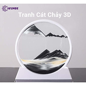 Tranh Cát Chảy Chuyển Động 3D KUNBE Nhiều Mẫu Trang Trí Nhà Cửa Bàn Làm Việc, Giảm Stress