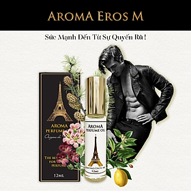 Aroma Eros M Tinh Dầu Nước Hoa Pháp Dạng Lăn 12ml