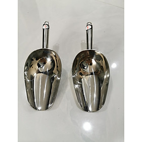 Mua BỘ 2 XÚC ĐÁ INOX CAO CẤP 9X23CM