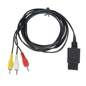 Male to 3 RCA Male 1080P Composite Video Audio HDTV DVD Adapter Cable