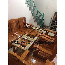 Mua Bộ bàn ghế gỗ tự nhiên giá đã bao gồm phí ship