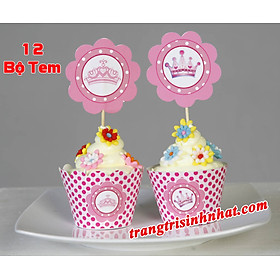 Vỏ Bánh Cupcake Chủ Đề Kool Style 12 cái - Kool Style