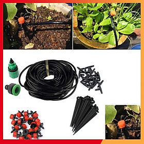 Mua Bộ KIT hệ thống tự động tưới nhỏ giọt 25m dây và 30 đầu phun kèm đầy đủ phụ kiện 206848