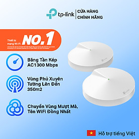 Bộ Phát Wifi Mesh TP-Link Deco M5 (2-pack)  Băng Tần Kép MU-MIMO AC1300 - Hàng Chính Hãng